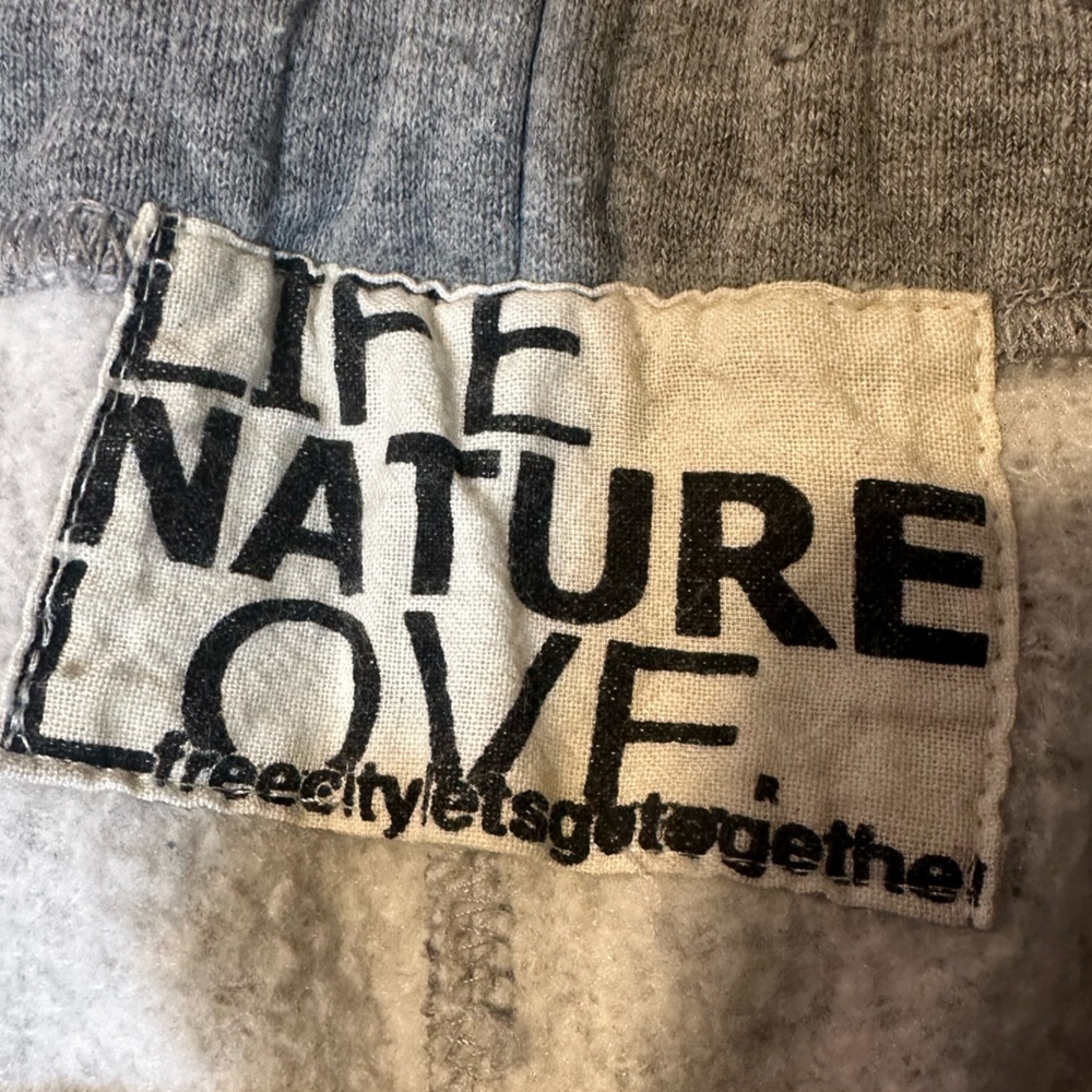 Freecity RARE “let’s go” unisex sweats with “I ❤️ You” on front/thick waistband - Picture 7 of 14